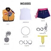 billige Jentekostymer-Kpop-inspirert Inspirert av koreansk idol Popstjerne Cosplay kostyme Fancy dress Jente Barne Halloween Karneval Ytelse Comic Con Anime-messe