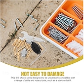 economico Strumenti di misurazione e misurazione-Kit di 16 mandrini per smerigliatrice con anima in rame, 2 dadi, 1 pinza imperiale e 2 chiavi per accessori per utensili rotanti a batteria e parti per trapani elettrici