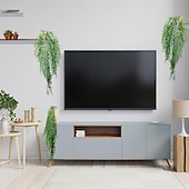 levne Umělé rostliny a zeleň-4 ks umělé girlandy závěsné révy falešné listy smuteční vrby falešná zeleň umělé rostliny realistická dekorace pro domácí kancelář do interiéru a exteriéru