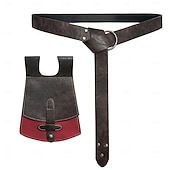 baratos Acessórios e mais-Medieval Renascentista Cinto bolsa de cinto Guerreiro Viking Fantasia Mulheres Celta Viking Dia Das Bruxas Carnaval Espetáculo LARP Ren Faire Adulto Cinto Bolsa