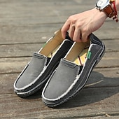 tanie Buty casual slip-on-męskie niebieskie, dżinsowe, wsuwane mokasyny, ręcznie szyte, codzienne buty na codzienne dojazdy do pracy, weekendowe wypady i spacery po plaży