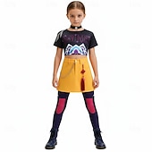  Kpop-inspirert Inspirert av koreansk idol Popstjerne Cosplay kostyme Gruppekostyme Fancy dress Jente Barne Halloween Karneval Ytelse Comic Con Anime-messe