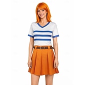  Haveventyrer Stråhattpirat Navigator Cosplay kostyme Drakter Anime Cosplay for Dame Voksne Halloween Karneval Fest Ytelse