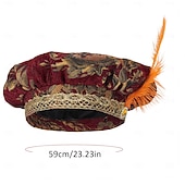 お買い得  衣装-ロココ調 ヴィクトリアン ルネッサンス ケープ ファンシーコスチューム 貴族 王室の衣装 フィット＆フレア 仮装 男性用 ファンタジー ハロウィーン カーニバル 性能 LARP レンフェア 成人 上着 パンツ クローク