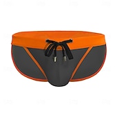 olcso Úszónadrág és deszkás rövidnadrág-Férfi Úszónadrágok Fürdőnadrág Boxer fazonú fürdőnadrágok Színblokkolás Zsinór Gyors szárítás Rugalmas Légáteresztő Alsók Szörfözés Vízi sportok Úszás Nyár