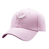 tanie Zapasy imprezowe i imprezowe-czapka baseballowa z haftowanym liściem klonu kanadyjskiego dla mężczyzn &amp;Damski regulowany bawełniany kapelusz typu dad hat, pamiątkowy kapelusz przeciwsłoneczny w stylu kanadyjskiej flagi