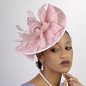 economico Fascinatori &amp; Cappelli-Copricapo affascinante Gentildonna Floreale Costume Per donna Mascherata Tè Ascot Festival delle corse di cavalli Adulti Copricapo