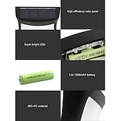 cheap Outdoor Wall Lights-Solar Wall Light Outdoor, IP65 Solar Powered Deck Lights Waterproof, LED Solar Sconce Lights Outdoor,for Steps Stairs Fences Wall Walkway Garden