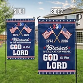 Χαμηλού Κόστους 250η επέτειος-250ή επέτειος ηπα αμερική χρόνια επέτειος σημαία 1776-2026 πατριωτικό ευλογημένο έθνος ανεξαρτησία αναμνηστικό πανό