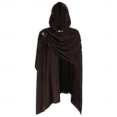お買い得  ケープとマント-レトリ／ヴィンテージ 中世 ルネッサンス ケープ ナイト Ranger 仮装 男性用 ハロウィーン カーニバル パーティー ルネッサンスフェア レトロテーマパーティー 大人 クローク オールシーズン