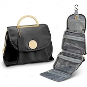 cheap Storage &amp; Organization-Waterproof Toiletry Bag Large Capacity Travel Cosmetic Bag for Outdoor Trips Hanging Bathroom Toiletries Organizer Waterproof Toiletry Bag, Makeup Bag, Storage Bag With Hooks, Toiletry Bag, Travel Bag