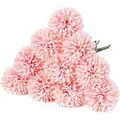 cheap Artificial Flower-10 Bundles Artificial Hydrangea Flowers Realistic Fake Hydrangea Silk Flowers with Stems Faux Hydrangea Flowers Heads for Office Home Party Wedding Centerpiece DIY Floral Decor