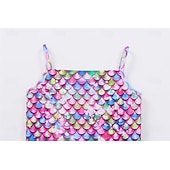  sereia Princesa sereia Vestidos Fantasia de festa temática Fantasias for Para Meninas Crianças Carnaval Baile de Máscaras Festa Feriado