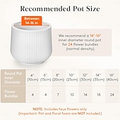  24 csokor művirág kültéri és beltéri használatra, 6 színű vegyes műanyag művirágok százszorszépből eukaliptusz levelekkel, otthoni kerti dekorációhoz, verandára, ablakládába