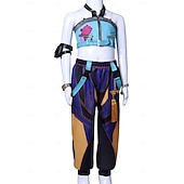  Kpop-inspirert Inspirert av koreansk idol Popstjerne Cosplay kostyme Fancy dress Jente Barne Halloween Karneval Ytelse Comic Con Anime-messe