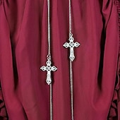 abordables Vestido-Conjunto Gótico Victoriano Renacimiento Asimétrica Vestidos Faja Collar con accesorios Princesas Corte A Disfraz Mujer Víspera de Todos los Santos Carnaval Casual Diario Feria del Renacimiento LARP