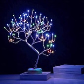 preiswerte Dekorative Lichter-Tischleuchte mit 108 LEDs in Bonsai-Baumform zum Selbermachen, batterie-/USB-betrieben, ästhetische Lampe für Wohnzimmer, Schlafzimmer, Weihnachtsgeschenk, Dekoration für Zuhause
