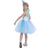 tanie Stroje dla dziewcząt-Syrena Księżniczka Sukienka Tutu Kostium na imprezę tematyczną Film Cosplay for Dla dziewczynek Dla dzieci Karnawał Bal maskowy Urlop Impreza Święto