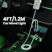 economico Luci decorative-Cavo di ricarica luminoso 3 in 1, cavo di ricarica multi-led, cavo di ricarica luminoso, cavo USB 3A, compatibile con la maggior parte degli smartphone