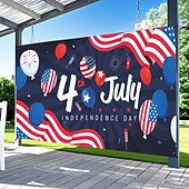 billige USA 250.-uavhengighetsdagen banner bakgrunn stoff festival utstillingsvindu veggdekorasjon hengende stoff flagg
