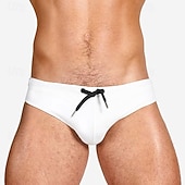 economico Costumi da bagno &amp; Pantaloni da surf-Per uomo Costume da bagno Costume da Bagno Slip mare Tinta unita Coulisse Asciugatura Rapida Elastico Traspirante Pantaloni Surf Sport Acquatici Nuoto Estate