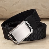 levne Pánské opasky-Pánské Pás Klasika S proužky Úplet Plátno Elegantní Módní Na běžné nošení Proužky Vodní modrá Černá 2 # Ležérní Denní Do pasu