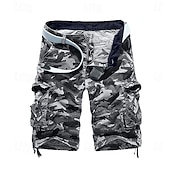 economico Classico-Per uomo Pantaloncini cargo Pantaloncini mimetici Pantaloncini da Escursionismo Multi-tasche Tasche Multiple Mimetico Traspirante All'aperto Lunghezza al ginocchio Casuale Quotidiano Streetwear
