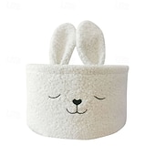 economico Giochi innovativi-cestino di Pasqua - cestino portaoggetti per mensole, adorabile scatola decorativa a forma di coniglio, perfetto per scrivanie, mensole, lavanderie, camerette dei bambini, bagni