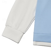 olcso Férfi klasszikus póló-Férfi Gofris pólóingek Póló Hétköznapi Előírásos Szalagos gallér Hosszú ujj Divat Tömör szín Texturált Gombok Sima Ősz &amp; tél Ősz Tavasz &amp; Ősz Normál Fekete Világoszöld Világoskék Sötétkék Bíbor