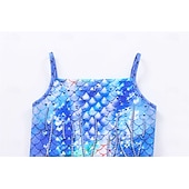  sereia Princesa sereia Vestidos Fantasia de festa temática Fantasias for Para Meninas Crianças Carnaval Baile de Máscaras Festa Feriado