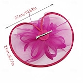 economico Fascinatori &amp; Cappelli-Derby Copricapo affascinante Gentildonna Floreale Costume Per donna Mascherata Ascot Festival delle corse di cavalli Adulti Copricapo
