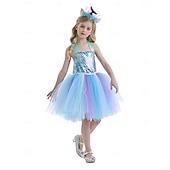 tanie Stroje dla dziewcząt-Syrena Księżniczka Sukienka Tutu Kostium na imprezę tematyczną Film Cosplay for Dla dziewczynek Dla dzieci Karnawał Bal maskowy Urlop Impreza Święto