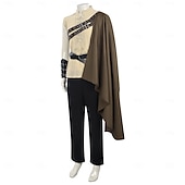 abordables Tenues-Médiéval Renaissance Costume élégant Guerrier Chevalier Viking Déguisement Homme Viking Fantaisie Halloween Carnaval Performance LARP Foire de la Renaissance Adulte Chemise Pantalon Ceinture