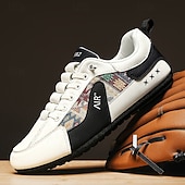economico Sneakers Casual-sneakers casual da uomo in similpelle, comfort e stile premium, perfette per l'uso quotidiano