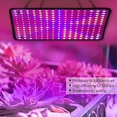 זול נורות גידול צמחים-לוח קוונטי led ספקטרום מלא לגידול צמחים לחממה &amp;סוקולנטים, פריחה בתוך הבית &amp;הידרופוני, תקע האיחוד האירופי/ארה"ב/בריטניה/אוסטרליה, בהירות מתכווננת, יעיל באנרגיה