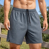 abordables Pantalones cortos de correr-Hombre Pantalones Cortos Running Pantalón Corto Short Running Pantalones cortos deportivos Correa Bolsillos Retazos Bermudas Diario Exterior Deporte Verano Secado rápido Dispersor de humedad