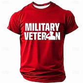 levne Patriotických 250 triček-4. července 2026 250. výročí památného dne Pánské vlastenecké tričko s grafikou veterána crew neck s krátkým rukávem