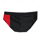 baratos Calções de banho &amp; Calções de surf-Homens Shorts de Natação Calção Justo de Natação Sunga de Natação Bloqueio de cores Secagem Rápida Esticar Respirável Calças Surfe Esportes Aquáticos Natação Verão