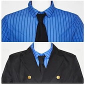 abordables Disfraces de anime-Aventurero del océano Sanji Pirata del Sombrero de Paja Animé Traje de cosplay Baile de Máscaras Trajes De Cosplay Mascarada Chaqueta Blusa Pantalones Para Hombre Adulto