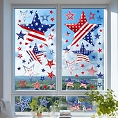  2 Bögen Aufkleber für die Dekoration von Fenstern, Türen und Schaufenstern in Einkaufszentren – elektrostatische Fensteraufkleber