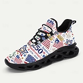  Ανδρικά αθλητικά αθλητικά παπούτσια για άνδρες σε κόκκινο, λευκό και μπλε χρώμα – γιορτάστε την 250ή επέτειο της Αμερικής με άνετα και κομψά αθλητικά παπούτσια για την 4η Ιουλίου και εθνικές εκδηλώσεις