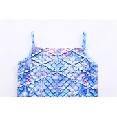  sereia Princesa sereia Vestidos Fantasia de festa temática Fantasias for Para Meninas Infantil Crianças Carnaval Baile de Máscaras Festa Feriado