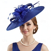 cheap Fascinators &amp; Hats-Derby Hat Church Hat Kentucky Derby Hat Gentlewoman Noblewoman Fancy Dress Women's Masquerade Derby Tea Party Ascot Adults' Hat All Seasons
