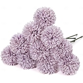 cheap Artificial Flower-10 Bundles Artificial Hydrangea Flowers Realistic Fake Hydrangea Silk Flowers with Stems Faux Hydrangea Flowers Heads for Office Home Party Wedding Centerpiece DIY Floral Decor