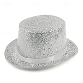 cheap Party Supplies-St. Patrick's Day Green Glitter Top Hat, Sparkling Leprechaun Hat for St Paddy's Day Irish Festival Parade, Costume Accessory for Men Women Kids, Lucky Green Shiny Party Hat, Dress Up Supplies