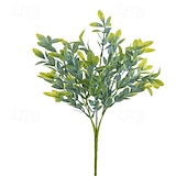 tanie Rośliny sztuczne i zieleń-6 szt. sztucznych roślin pieniężnych, sztuczna zieleń, plastikowa roślina doniczkowa z liśćmi, sztuczna roślina doniczkowa w stylu europejskim do wystroju domu &amp; wyświetlacz