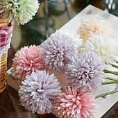 cheap Artificial Flower-10 Bundles Artificial Hydrangea Flowers Realistic Fake Hydrangea Silk Flowers with Stems Faux Hydrangea Flowers Heads for Office Home Party Wedding Centerpiece DIY Floral Decor