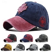 cheap Event &amp; Party Supplies-Vintage Canada Baseball Cap Maple Leaf Embroidered  Distressed Retro Dad Hat, Adjustable Cotton Outdoor Snapback Trucker Style, Unisex Casual Streetwear