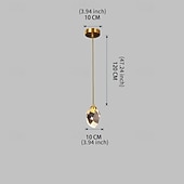 billige Klyngedesign-3-Light 5-Light 7-Light 10 cm Mulighet for demping Enkelt design Anheng Lys Krystall galvanisert Moderne Nordisk stil 85-265V