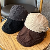 preiswerte Herrenhüte-Herren Baskenmütze Schwarzgrau Schwarz Polyester / Baumwollmischung Klassisch Elegant Vintage Täglich Lässig Täglich Streetwear Einfach Sonnenschutz